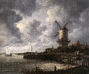 Jacob van Ruisdael The Windmill at Wijk bij Duurstede Germany oil painting reproduction